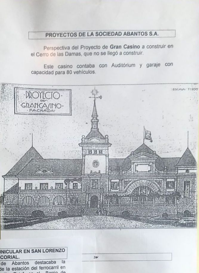 Proyecto del Gran Casino de Abantos S.A.